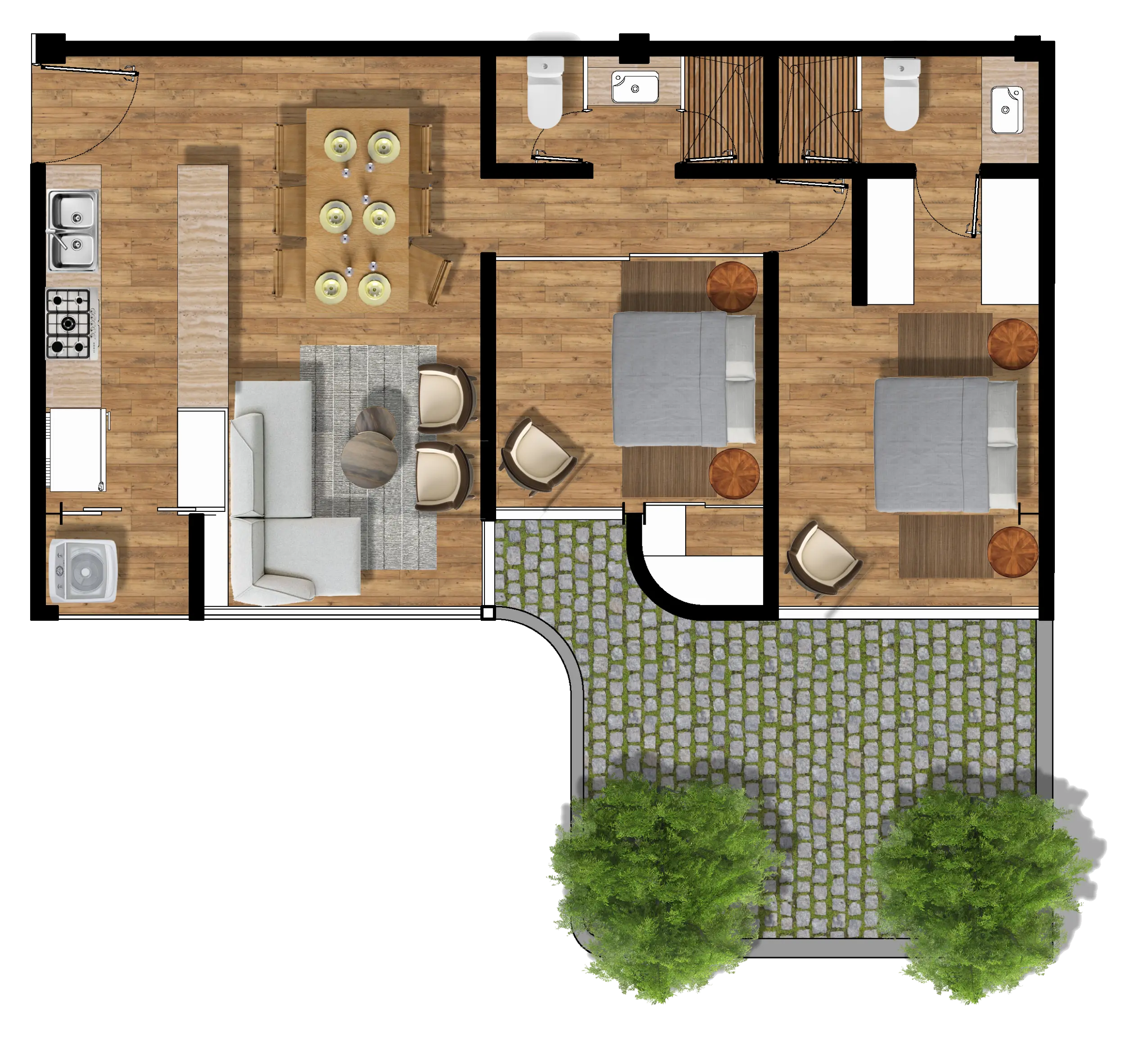 Plano departamento 85