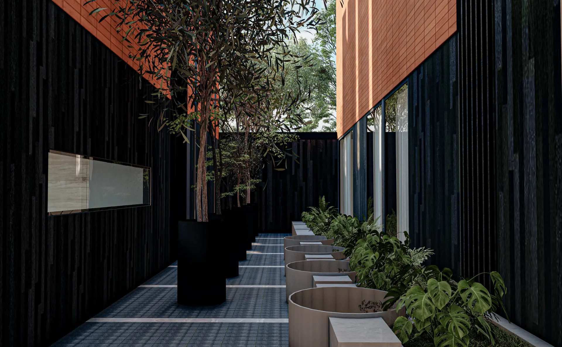 Patio central